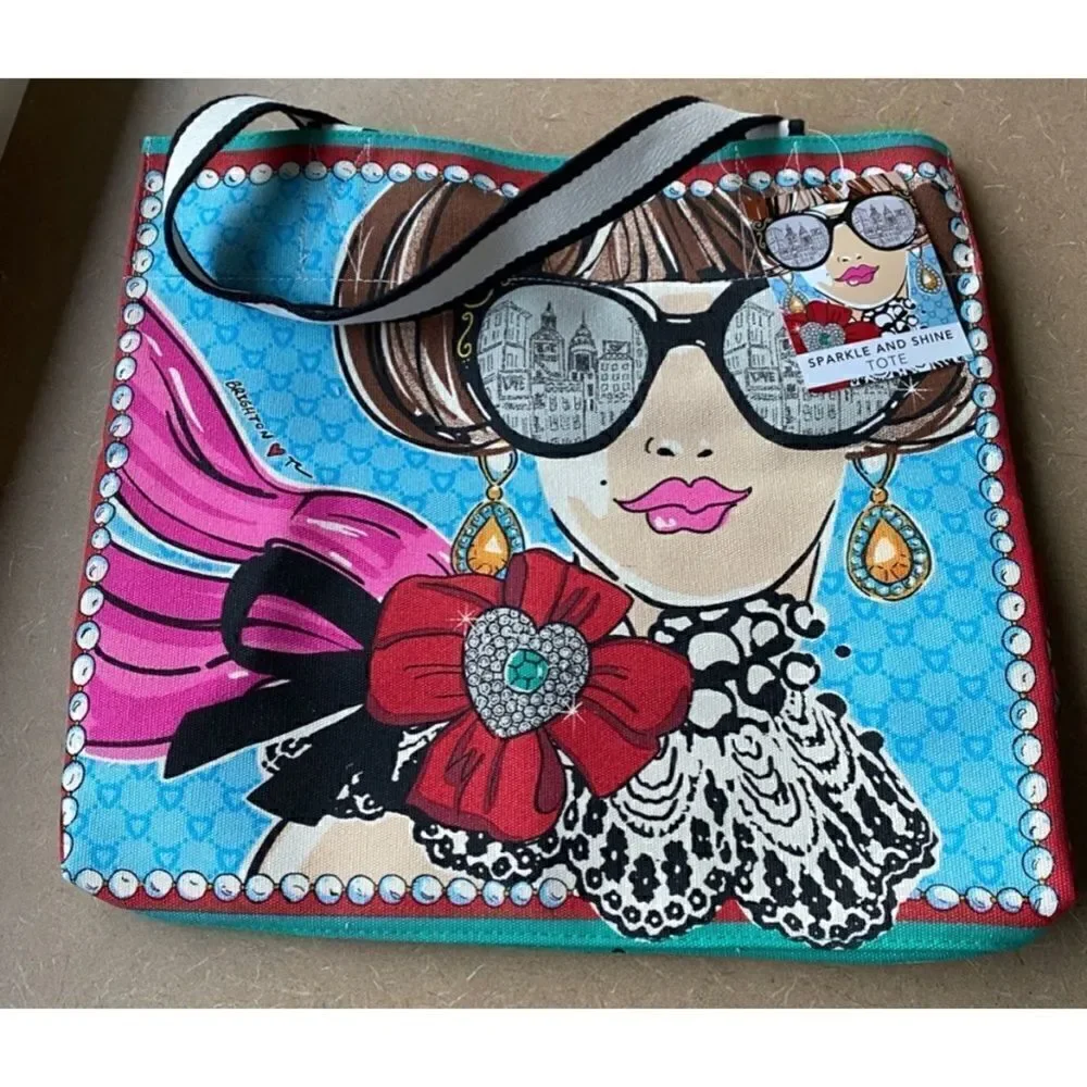 Brighton Sparkle And Shine Tote NWT - Picture 6 of 7